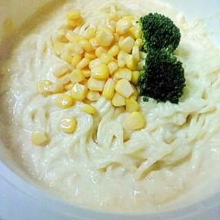 レンジ使用♪中華そばのヨーグルトクリームスパゲティ